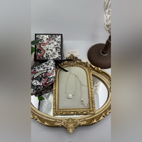 100% Authentic Gucci Sterling Silver Padlock Necklace ✨🔒 - Picture 5 of 9